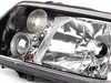 ES#10048 - zz560-2122 - European Headlight Set - Black - (NO LONGER AVAILABLE) - With fog lights, clear turn signals, and bulbs - ZiZa - 