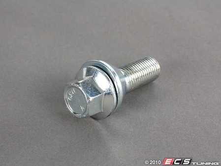 ES#2130074 - d39le - Conical Seat Wobble Bolt - 14x1.5x27mm - Priced Each - Polished wobble bolt for fitting 5x114.3 wheel to a 5x112 vehicle - ECS - Audi BMW Volkswagen