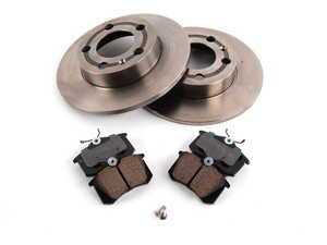 ES#2075211 - 1J0698086 - Rear Brake Service Kit - Including Brembo Rotors & Akebono Brake Pads - Assembled By ECS - Volkswagen
