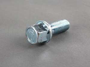 ES#2142840 - s17a28 - Ball Seat Wheel Bolt - 12x1.5x28mm - Priced Each - Zinc-coated wheel bolts made specifically for OE wheels - ECS - Volkswagen