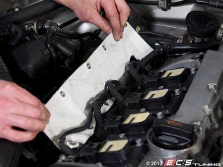 ES#7538 - 06a998002 - Coil Pack Ignition Solution - Stage III - (NO LONGER AVAILABLE) - Includes four OE VW/Audi Hitachi "E" style ignition coils, OEM fasteners, wiring harness heat shield & a set of NGK spark plugs - Assembled By ECS - 