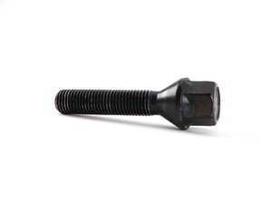 ES#2130081 - C17A50-ZNNITT - Conical Seat Wheel Bolt - 12x1.5x50mm - Priced Each - Black zinc coated bolts to secure your wheels - ECS - BMW Volkswagen MINI