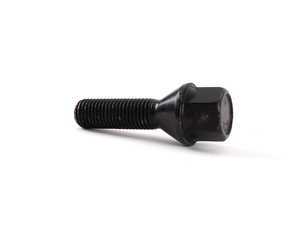 ES#2130077 - C17A35-ZNNITT - Conical Seat Wheel Bolt - 12x1.5x35mm - Priced Each - Black zinc coated bolts to secure your wheels - ECS - 