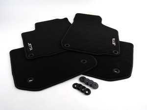 ES#1905605 - 1J3061370PWGK - Mojo Mats - Set Of Four - (NO LONGER AVAILABLE) - Premium Black Textile Mats with the Jetta Logo - Genuine Volkswagen Audi - 