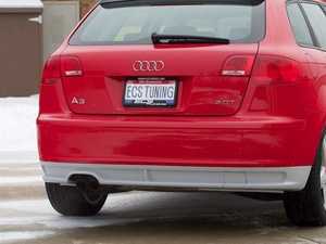 ES#4934 - 8P90716109AX - Audi A3 Rear Diffuser/Valance - Single piece, sport diffuser from Audi Zubehr  - Audi Zubehor - Audi