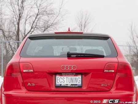 ES#4933 - 8P90716409AX - Audi A3 Roof Edge Spoiler - Clean, sporty looking Audi Zubehr rear upper wing/spoiler - Audi Zubehor - Audi