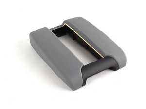 ES#83867 - 51167140698 - Front Split Armrest Lid - Gray Vinyl - Keep your interior looking like new - Genuine BMW - BMW