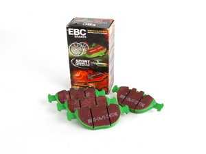 ES#521249 - DP61472 - Front GreenStuff Performance Brake Pad Set - Designed as a mildly upgraded pad, for use in SUV's - EBC - BMW