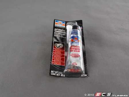ES#517986 - 81180 - Automatic Transmission RTV Sealant - 3oz. - This sealant withstands the harsh detergents and friction modifiers found in AT fluid - Permatex - Audi Volkswagen Mercedes Benz MINI Porsche