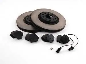 Front RPS Kit - OP Parts Rotors & Mintex Red Box Pads