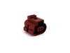 ES#311334 - 1J0973702A - Socket Housing - Priced Each - Brown 2 pin flat contact socket housing - Genuine Volkswagen Audi - Volkswagen