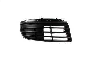 ES#6156 - 1K0853666F9B9 - Right Slotted Grille - Without Fogs - Passenger side slotted grille for vehicles without foglights - Genuine Volkswagen Audi - Volkswagen