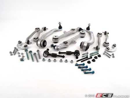 ES#1843770 - c5rs6cakit - Complete Control Arm Kit - Including Hardware - A complete 12 piece kit with upgraded control arms and tie rods - Assembled By ECS - Audi