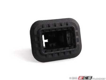ES#370181 - 4B088637301C - Rear Seat Grommet - Satin Black - Priced Each - Located under the rear bench seat - Genuine Volkswagen Audi - Audi