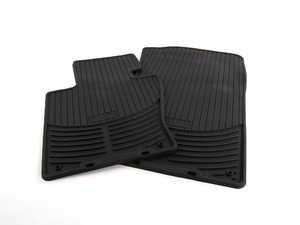 ES#194982 - 82110305566 - E83 Front All Weather Floor Mat Set - Black - Rubber mats keep liquid from soaking in - Genuine BMW - BMW