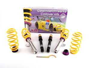 ES#2092315 - 18080087 - KW Street Comfort Coilover Kit - Adjustable Dampening - Offers sport handling with maximum comfort and adjustable rebound dampening - KW Suspension - Volkswagen