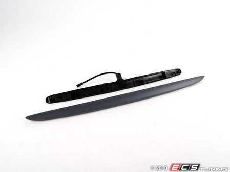 ES#78261 - 51137170967 - Trunk Lid Trim/Handle - With Key Button - Primed. The trim panel that is located above the license plate - Genuine BMW - BMW