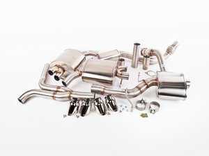ES#2137100 - FE100040A - 3" RSC Turbo-Back Exhaust - Dual Exit Dual Tips (SS Polished Tips) - (NO LONGER AVAILABLE) - Fully polished turbo-back stainless exhaust system with SS tips - APR - 