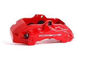 ES#1446169 - 95535142222 - Front Brake Caliper - Right - Red - Right side fitment - Genuine Porsche - Porsche