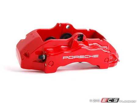 ES#1446169 - 95535142222 - Front Brake Caliper - Right - Red - Right side fitment - Genuine Porsche - Porsche