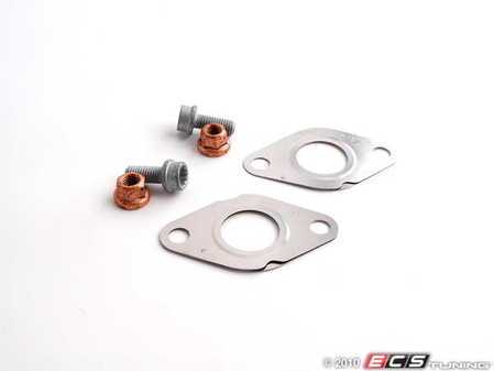 ES#1831790 - EGRPIPEHW - EGR Cooler Pipe Hardware Kit - Includes everthing you need to install your EGR cooler pipe; two gaskets, two nuts, and two bolts - Genuine Volkswagen Audi - Volkswagen
