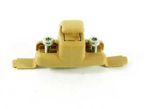 ES#86237 - 51168174716 - Beige Sun Visor Latch - Priced Each - Fits on both driver & passenger sides - Genuine BMW - BMW