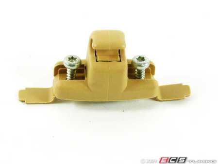 ES#86237 - 51168174716 - Beige Sun Visor Latch - Priced Each - Fits on both driver & passenger sides - Genuine BMW - BMW