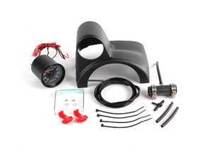 ES#2093801 - 8P0898010 - Column Mounted White Color Matching Boost Gauge Kit - Includes boost gauge, steering column pod, wiring and all hoses needed for installation - New South Performance - Audi