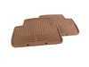ES#196736 - 82550138288 - Rear All Weather Rubber Floor Mat Set - Beige - Protect your carpet from dirt and moisture! - Genuine BMW - BMW