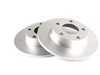 ES#2133618 - 4B0615601BKT1 - Rear Brake Rotors - Pair (255x10) 1.50" Offset - Featuring a protective Meyle Platinum coating. - Meyle - Audi