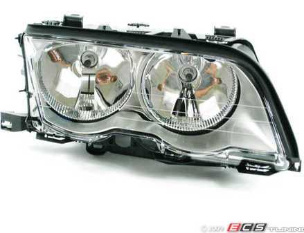 ES#172726 - 63126908221 - Titanium Edition Halogen Headlight - Left - Featuring a silver tint from the Titanium package - Genuine BMW - BMW