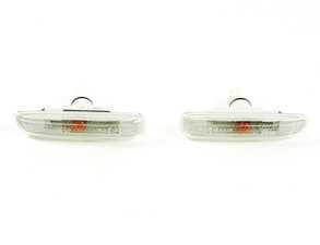 ES#251826 - 63132228591/592 - Clear Fender Side Marker Set - (NO LONGER AVAILABLE) - Direct replacement for your amber fender side markers - Magneti Marelli - 