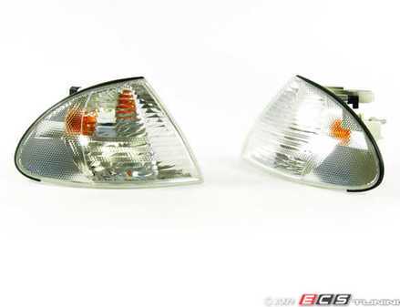 ES#251832 - 63136902770/769 - Clear Turn Signal Assembly - Pair - Direct replacements for the stock amber corner lights - Magneti Marelli - BMW