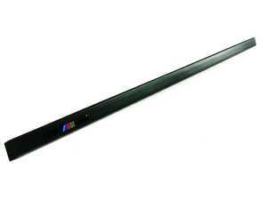 ES#77810 - 51132695682 - Front Door Moulding - Right - Matte Shadowline front door moulding with /// M logo - Genuine BMW - BMW