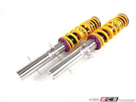 ES#2092255 - 15280081 - KW V2 Series Coilover Kit - Adjustable Damping - Variant 2 coilovers offer sport handling with adjustable rebound dampening - KW Suspension - Audi Volkswagen