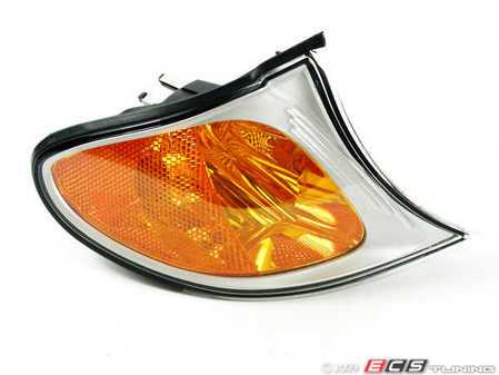 ES#11250 - 63136915384 - Front Turn Signal Assembly - Right - Clear ring around a amber center side marker - Genuine BMW - BMW