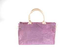 ES#2149007 - AHB349L - Jute Tote - Lilac - (NO LONGER AVAILABLE) - All purpose bag from Audi. - Audi Collection - 