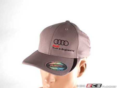 ES#2957123 - ACMAWC606 - Flexfit Truth In Engineering Cap - (NO LONGER AVAILABLE) - Grey all-purpose cap. - Genuine Volkswagen Audi - 