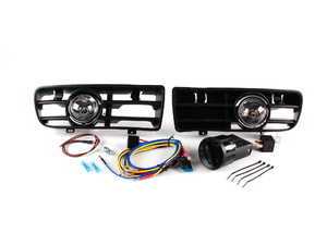 ES#10379 - 1j0998009 - Bumper Fog Light Kit - With Euro Switch - (NO LONGER AVAILABLE) - Increase your light output for added safety while increasing style - Assembled By ECS - Volkswagen