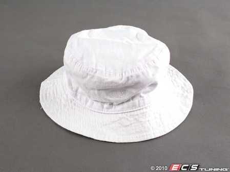 ES#2143163 - AWC616 - Toddler Bucket Hat - White - (NO LONGER AVAILABLE) - Get a new hat the littlest enthusiast in your family. - Audi Collection - 
