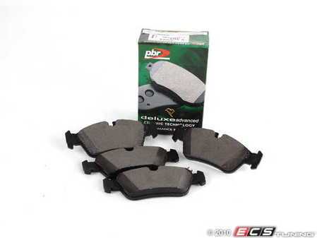 ES#9504 - d1414d - Front Deluxe Brake Pad Set - (NO LONGER AVAILABLE) - Ceramic compound provides outstanding stopping power with very low fade. - PBR - 
