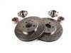 ES#1047 - ESR4-5FS2 - Complete 4 To 5 Lug Conversion Kit - Front - (NO LONGER AVAILABLE) - Includes custom built hubs, wheel bearings, & special 5 lug cross-drilled and slotted rotors - Euro spec - 