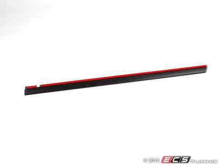 ES#314808 - 1JM853535A - Rear Door Moulding - Left - Door moulding that is stuck on the middle of the left front door. Does not come with chrome insert - Genuine Volkswagen Audi - Volkswagen