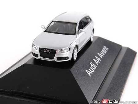 ES#2143378 - AHS748 - Audi A4 Avant 1:87 Scale Model - Silver - (NO LONGER AVAILABLE) - Get an Audi A4 Avant from the Audi Collection  - Audi Collection - 