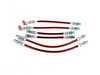 ES#1831948 - 8D0698501 - Front & Rear Exact-Fit Stainless Steel Brake Lines - Kit - DOT-compliant kit to improve pedal feel in your vehicle. - ECS - Audi