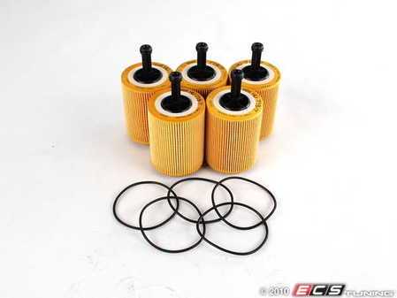 ES#1884373 - 071115562C - Oil Filter - 5 Pack - Stock up for future maintenance - Mann - Audi Volkswagen
