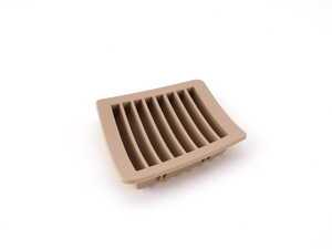 ES#111947 - 51437057939 - Beige Rear Kick Panel Vent Grille - Left - Replace your sun-baked kick panel trim - Genuine BMW - BMW