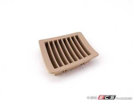 ES#111947 - 51437057939 - Beige Rear Kick Panel Vent Grille - Left - Replace your sun-baked kick panel trim - Genuine BMW - BMW