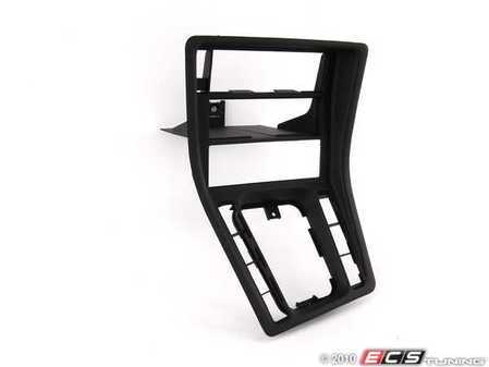 ES#85284 - 51168108930 - E31 Center Console Cover - Black trim surrounding radio, on-board computer, and shifter - Genuine BMW - BMW