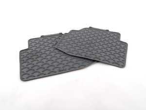 ES#120827 - 51470427562 - All Weather Rubber Floor Mats - Gray - (NO LONGER AVAILABLE) - Rubber mats keep liquid from soaking in. - Genuine BMW - 